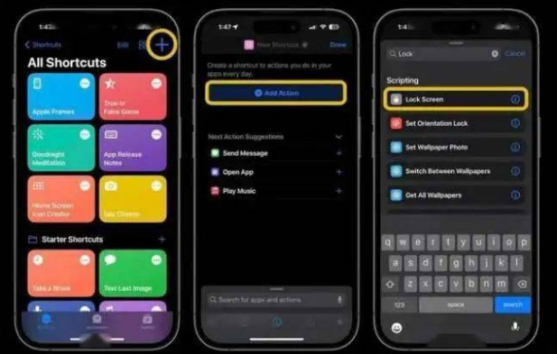 城北苹果14锁屏维修店分享iPhone14升级iOS16.4后如何创建锁屏快捷方式 