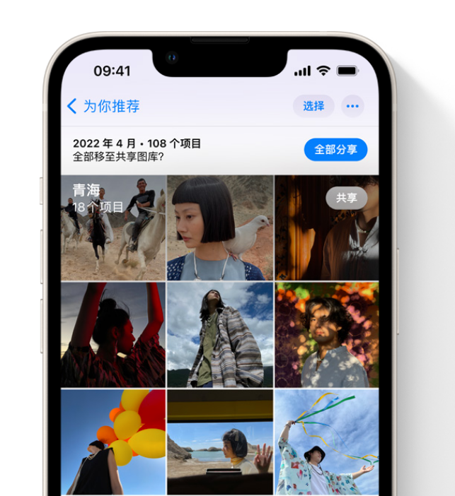 城北苹果维修网点分享在 iPhone 上使用共享图库 