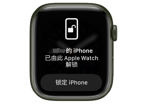 城北苹果手机维修分享用 AppleWatch 解锁配备面容 ID 的 iPhone方法 