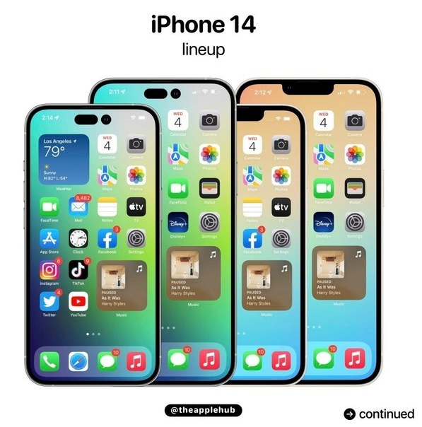 城北苹果14维修分享iPhone 14全家福 