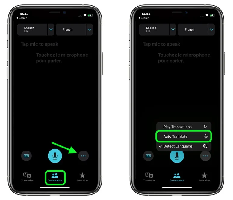 城北苹果手机维修分享iOS 15 “翻译” App 新改进 