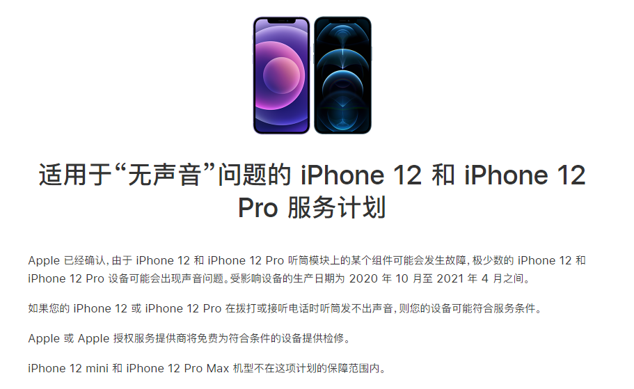 城北苹果手机维修分享iPhone 12/Pro 拨打或接听电话时无声音怎么办 